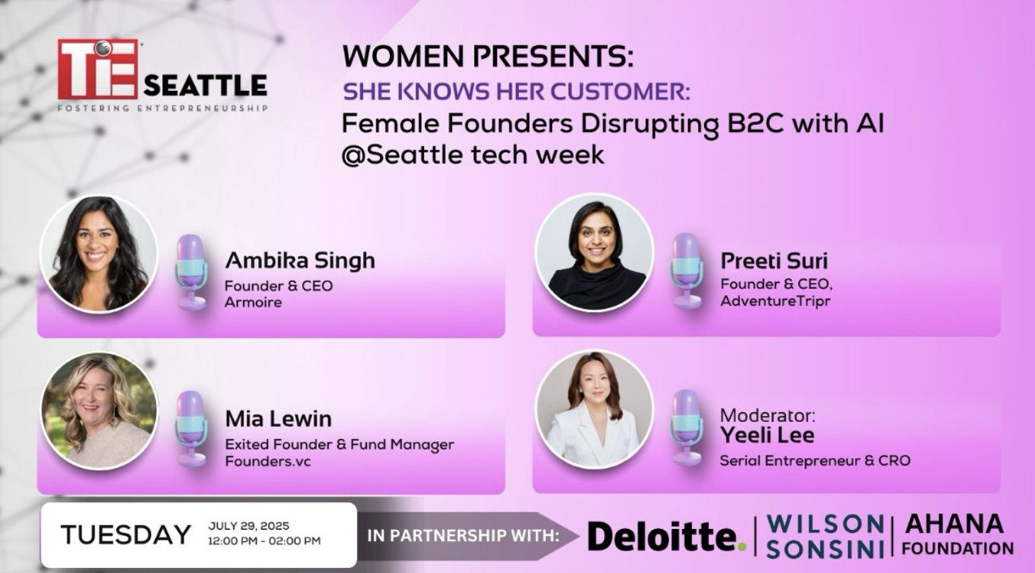 She Knows Her Customer — female founders disrupting B2C with AI, July 29